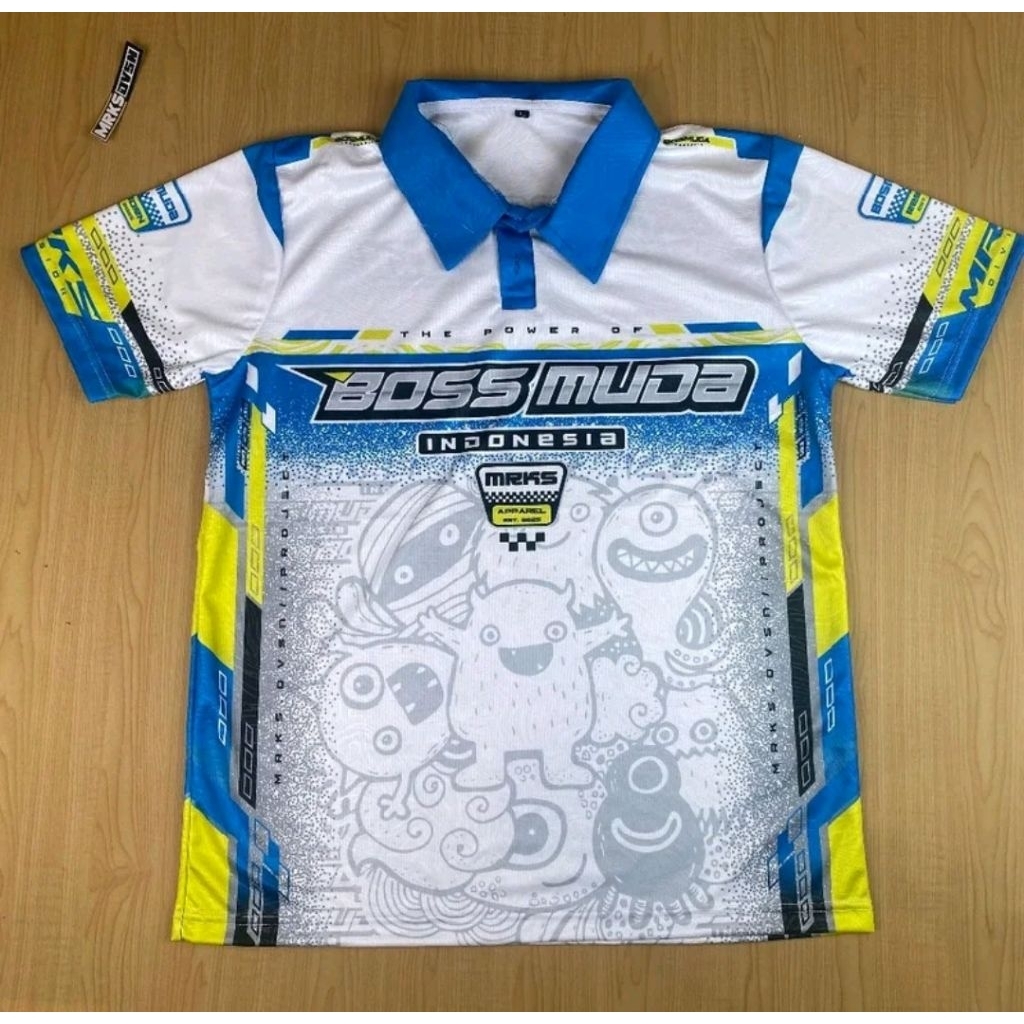 ( COD ) kaos BOSS muda & jrsy BOSS MUDA REBORN INDONESIA original kaos pria wanita bisa bahan premiu