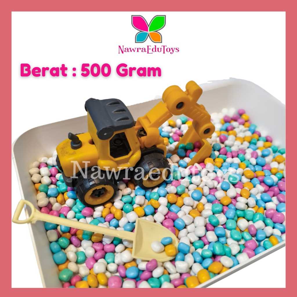 Mainan Pasir Batu Anak Cassia Seed 500 gram