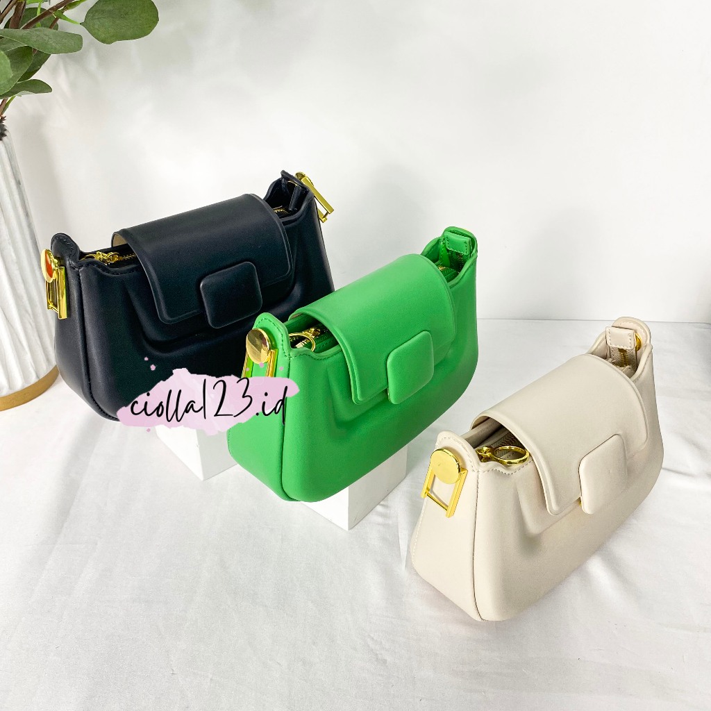 #CK033 TAS SELEMPANG WANITA CK KOA LOCK - FREE 2 TALI