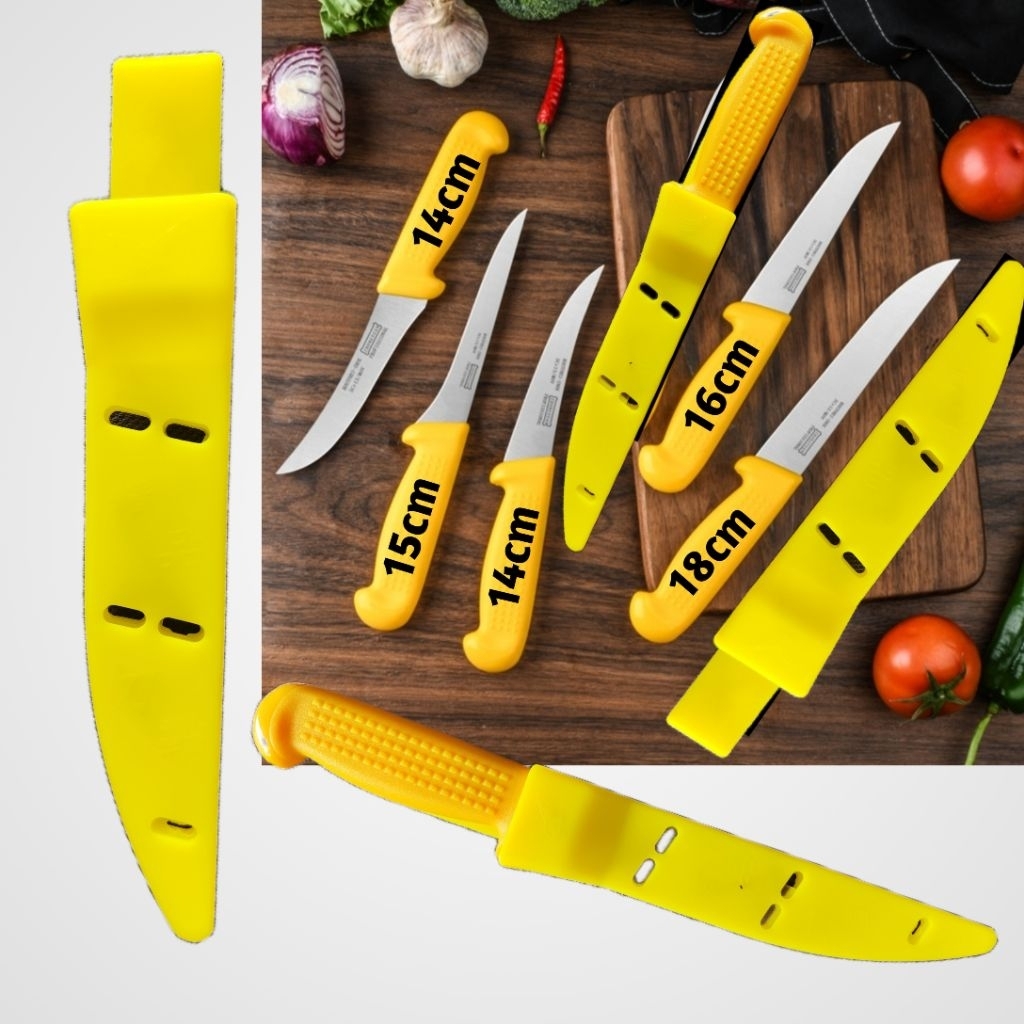 Sarung Pisau zhongyuan buthcer silice 15-18cm,Boning, Boning Lengkung Lurus, Boning Plus