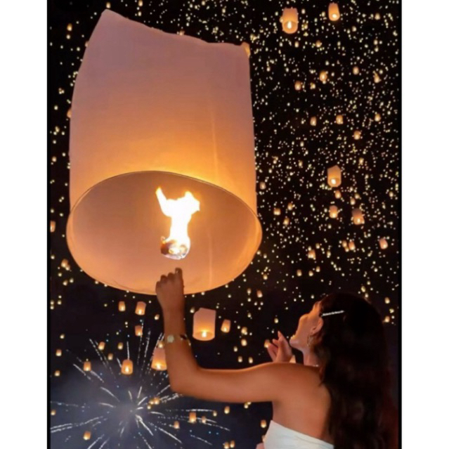 Lampion Terbang - Sky Lantern - Flying Lantern - Lentera Terbang Warna Warni  lampion terbang lampio