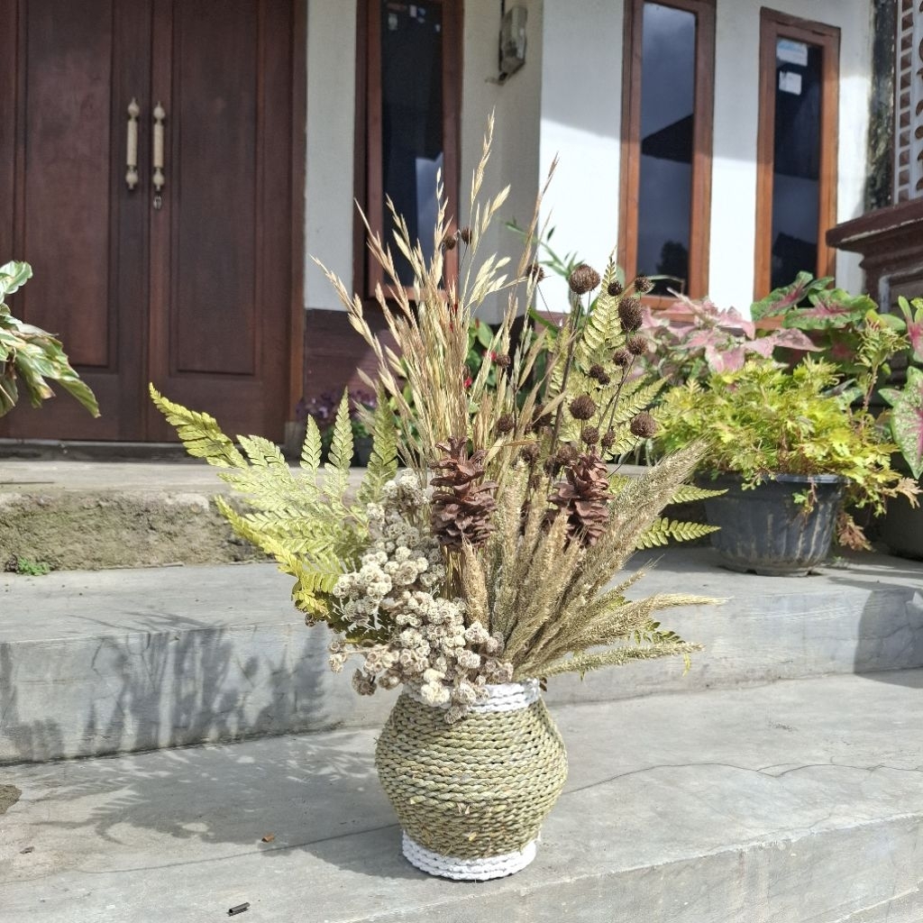 bunga hias ruang tamu , bunga hias meja murah