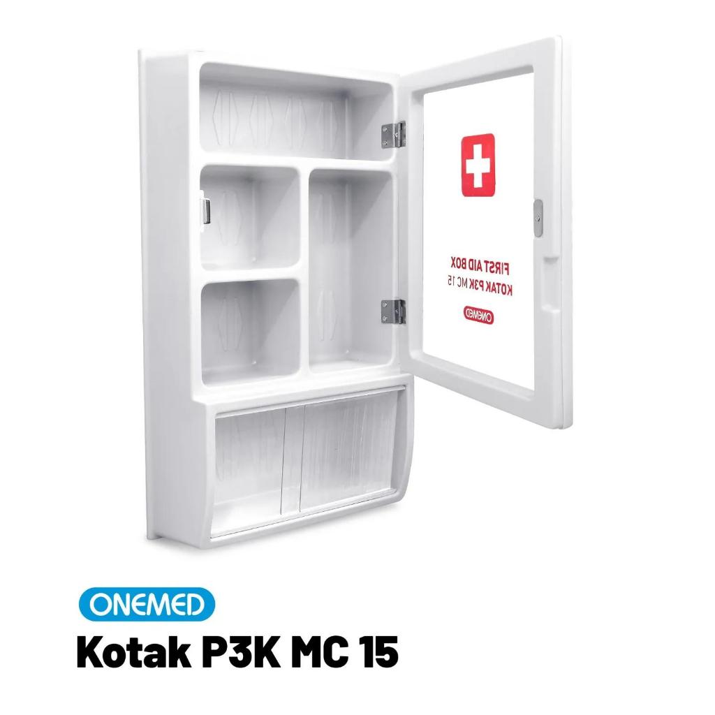 Onemed | Kotak P3K MC 15 | Tempat Penyimpanan Alat Medis P3K MC15