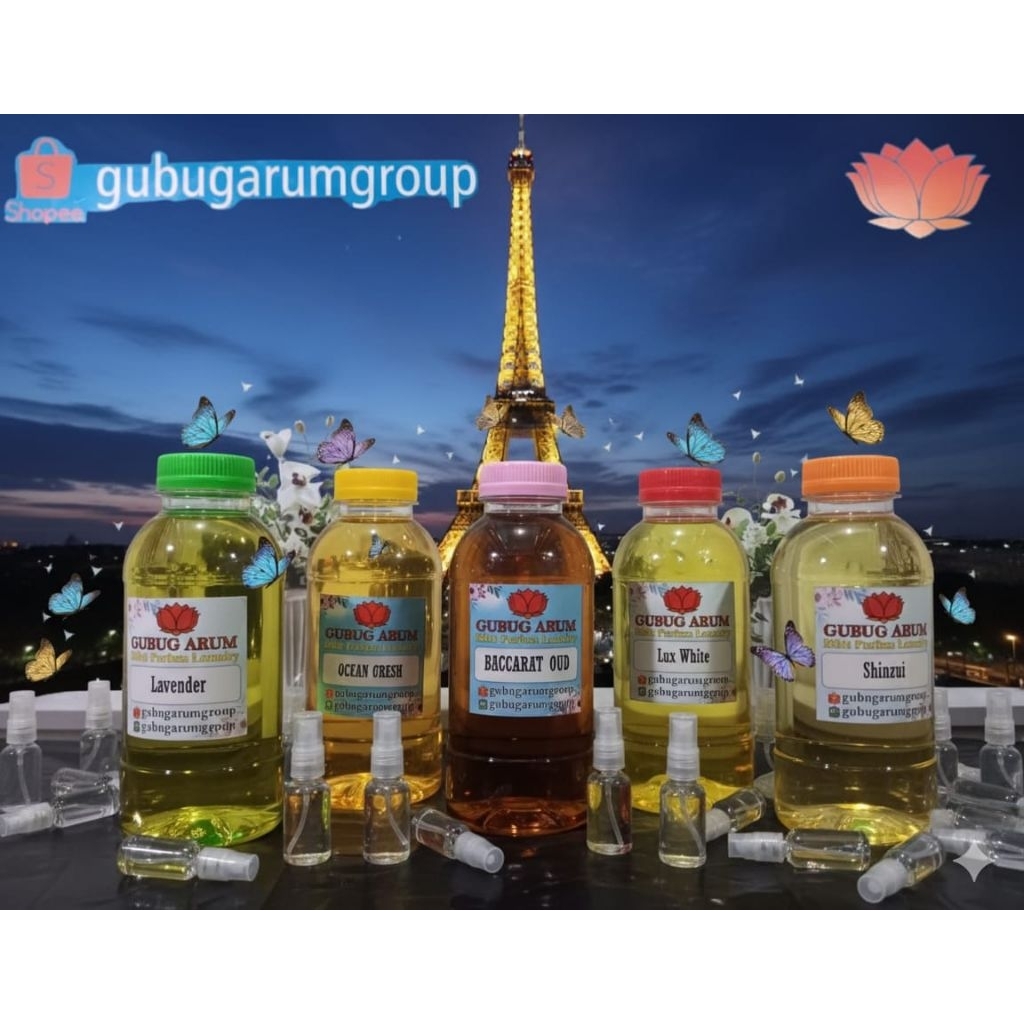 Bibit parfum laundry Strawberry firmenich untuk softener detergen kemasan 200ml repack