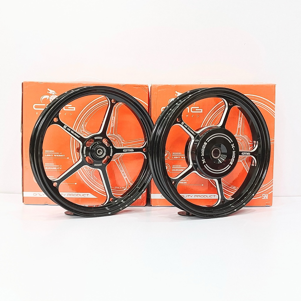 VELG VELEG CMG XMODE UNTUK MOTOR VARIO 125/150 160CBS, SCOOPY BEAT SPACY MIO