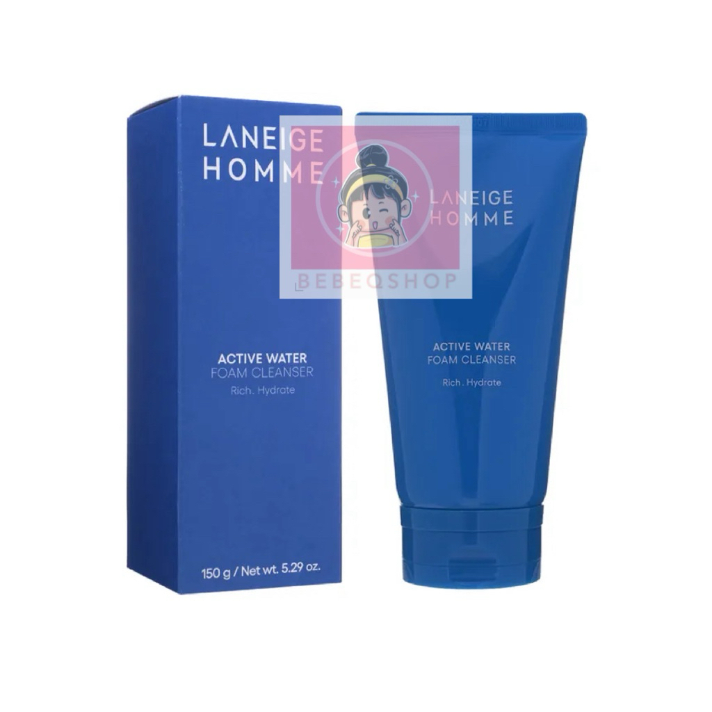 Laneige Homme Active Water Foam Cleanser (150ml)