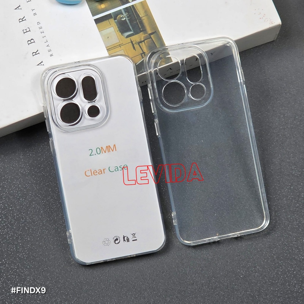 Oppo Find X9 Oppo Find X9 Pro Oppo Find X8 Oppo Find X8 Pro Softcase Clear 2.0mm Case Bening Oppo Fi
