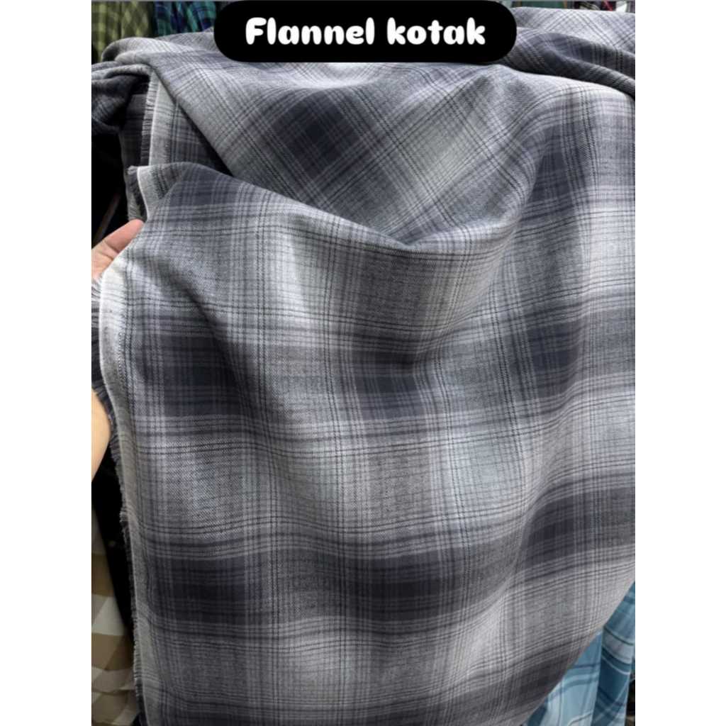 Kain Flanel Kotak Motif Uniqlo Import Premium Shirt/Kemeja/Dress #gengflannel  #flanneluniqlo #flann
