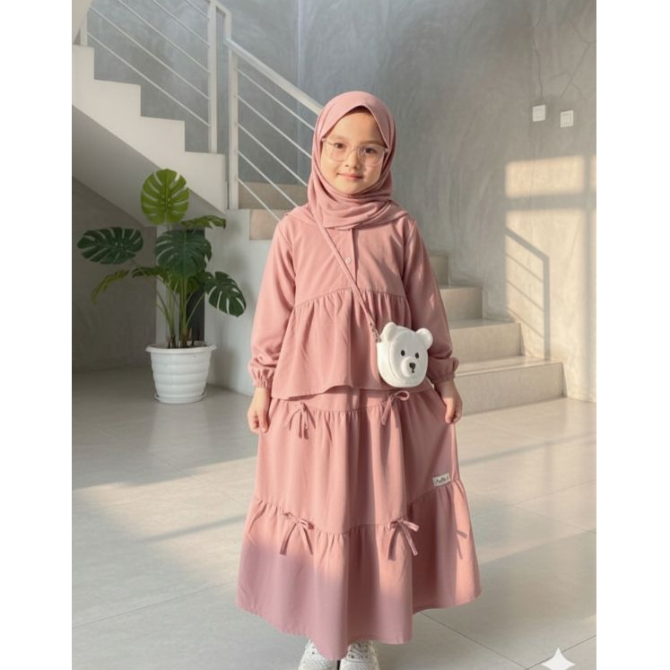 SetRok Zaina Setelen Rok Anak Perempuan 2-7 tahun Sabrina Anti Uv