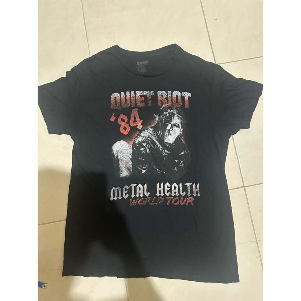 Kaos Band Quiet Riot Metal Health World Tour 1984 Original Preloved