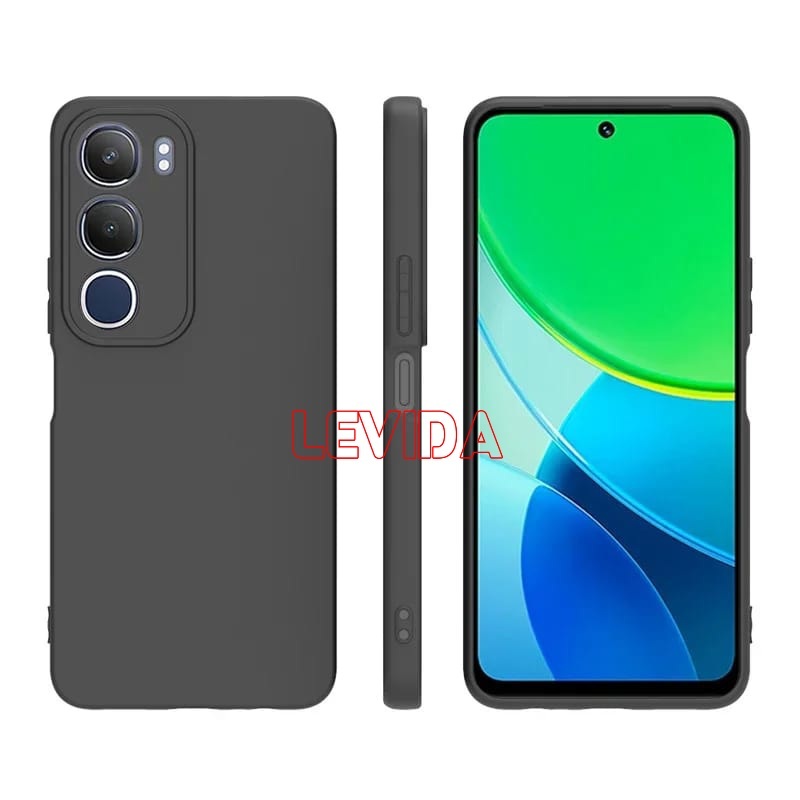 Vivo Y19 Vivo Y19S Vivo Y19S Pro Softcase Macaron Square Black / Case Square Black Edge Case Vivo Y1