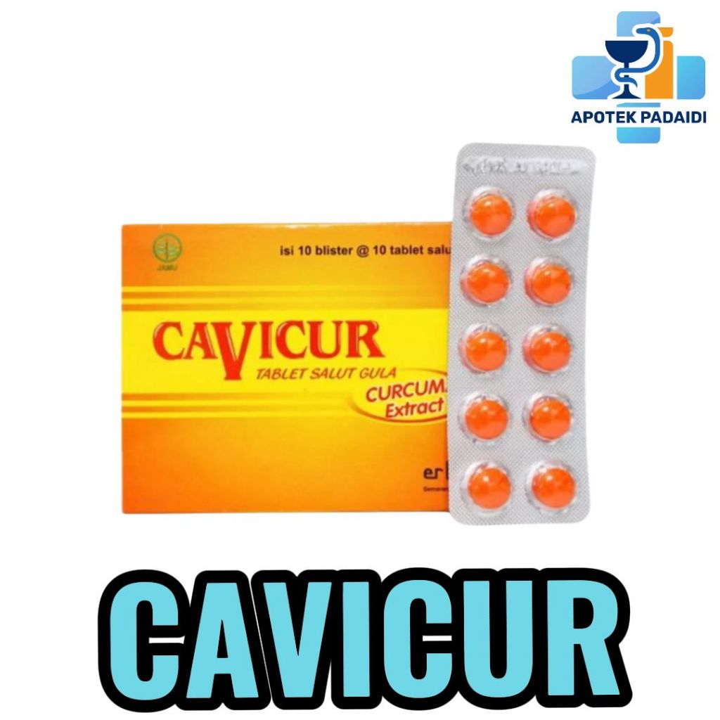 CAVICUR Curcuma FCT 10S - Membantu Nafsu Makan, Menjaga Imunitas, Antioksidan