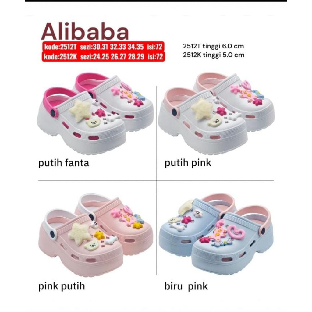 sandal baim wanita korea style/sandal crocs wanita