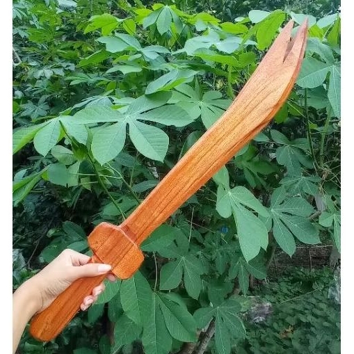 PEDANG MAINAN ZULFIKAR - PEDANG ZULFIKAR - PEDANG KAYU ZULFIKAR - PEDANG KAYU - PEDANG MAINAN - PEDA