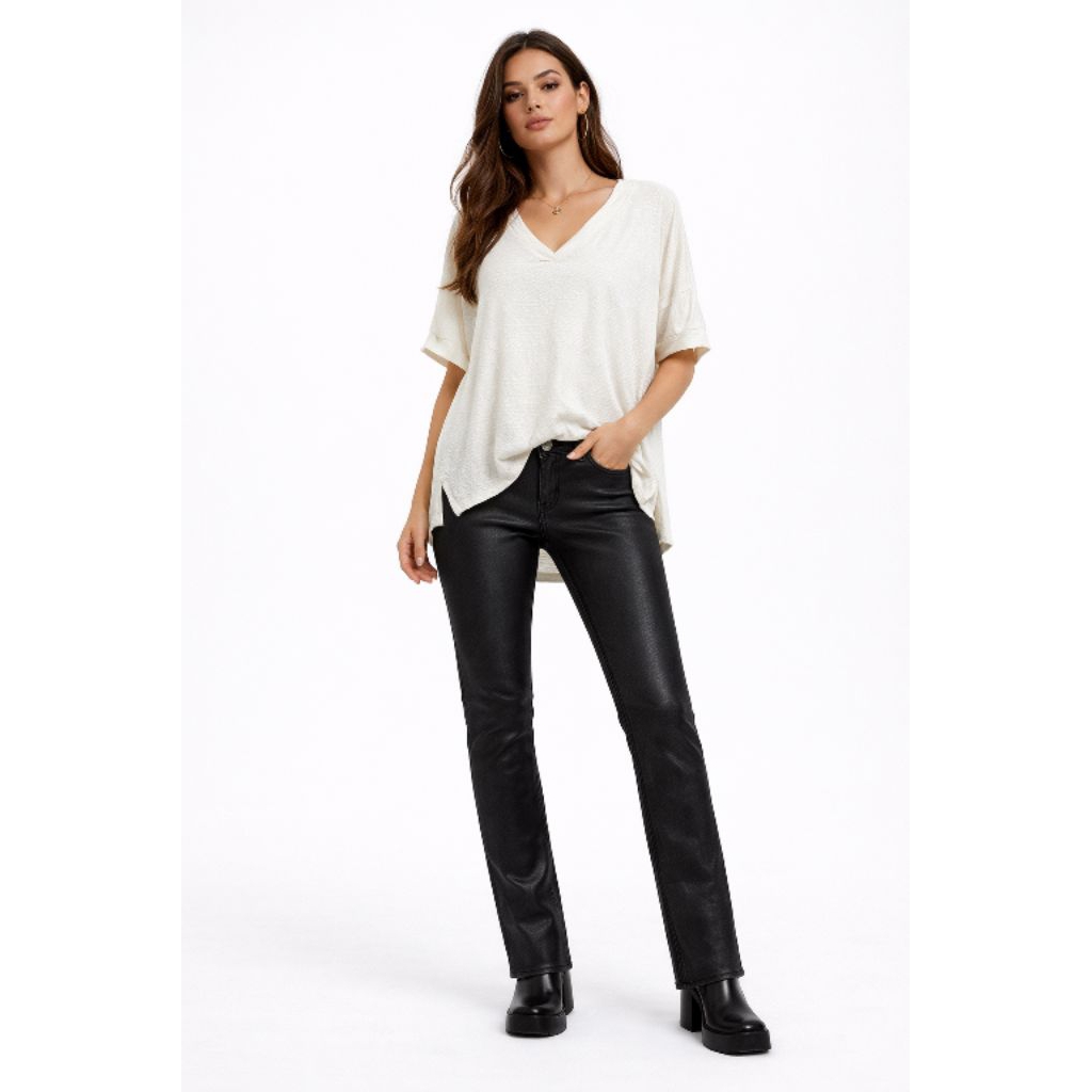 Blouse old navy V neck atasan blus polos branded wanita