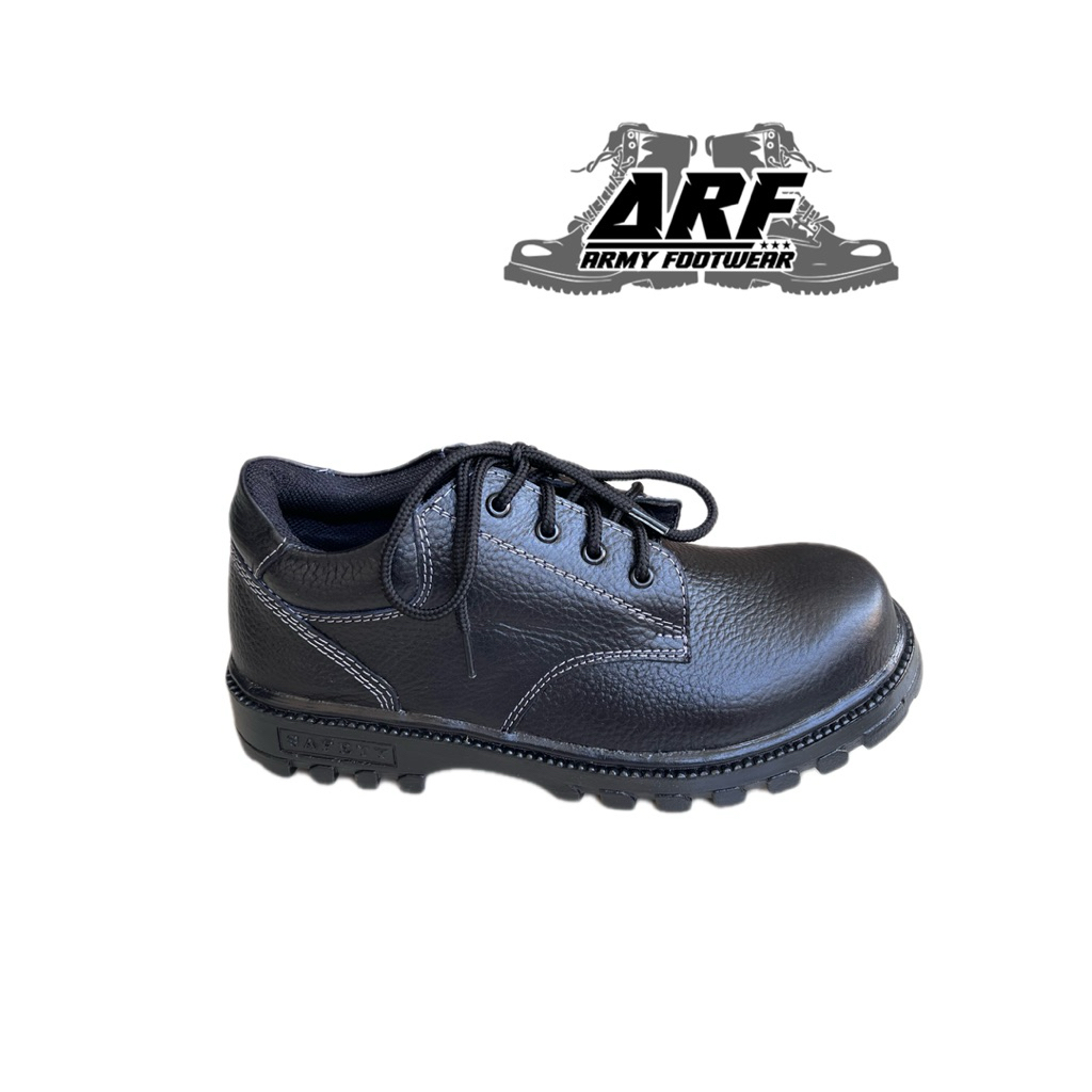 SEPATU SAFETY BOOTS PROYEK KULIT UJUNG BESI