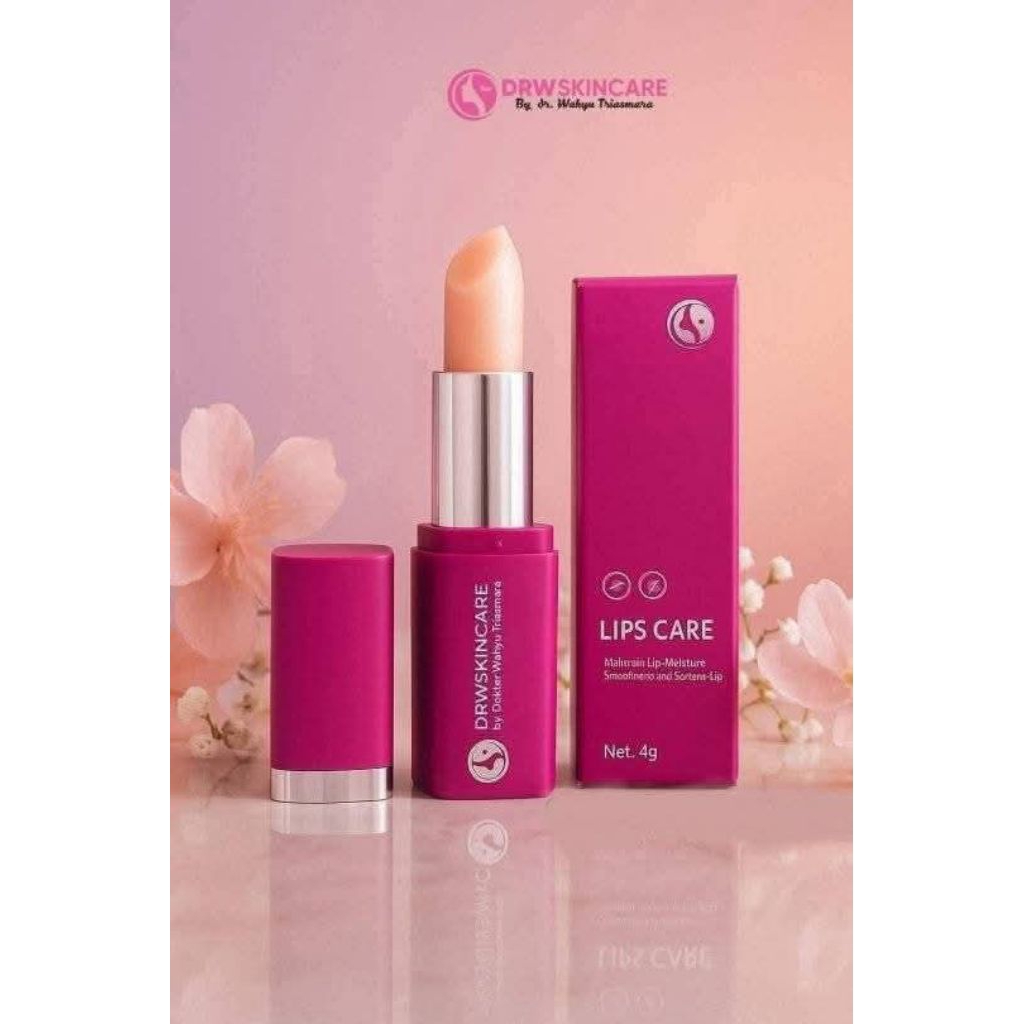 Lipcare Drw Skincare Pelembab Bibir Sehat Alami - Natural Merah