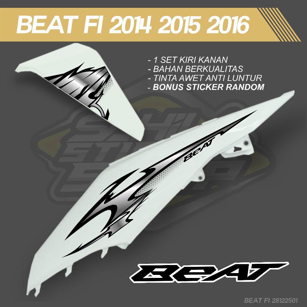 Striping Vietnam Beat FI TRANSPARAN UV