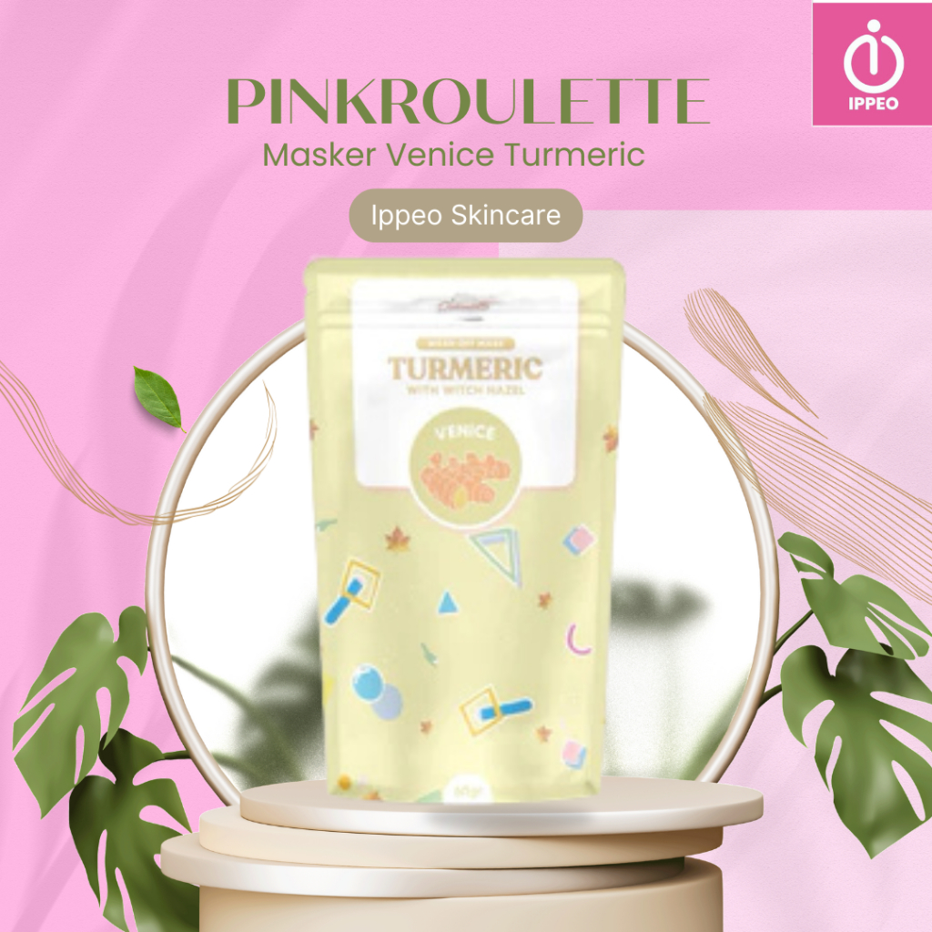 Pinkroulette Venice Turmeric 60gr Masker Organic Facemask