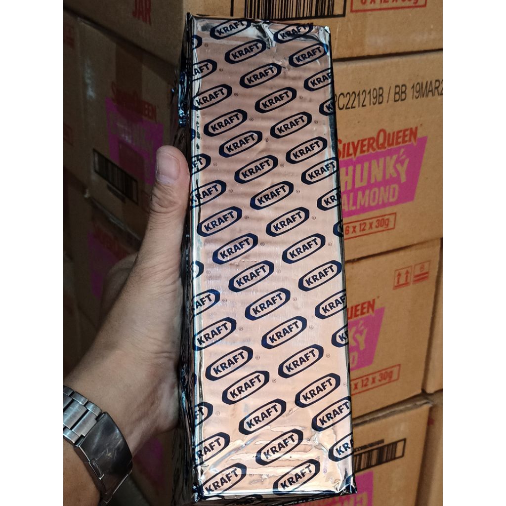 Keju Kraft Cheddar Foil 2kg