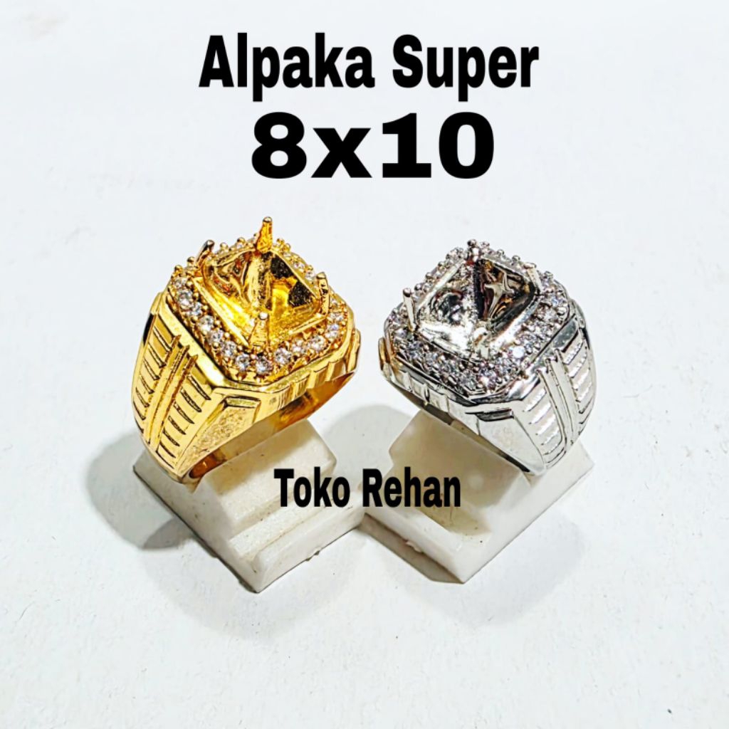 Cincin Emban Alpaka Super Kotak 8x10