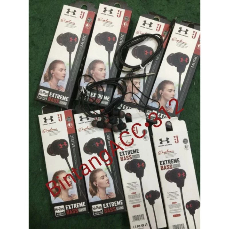 Headset Earphone JBL Extreme Bass UJ-02 WS