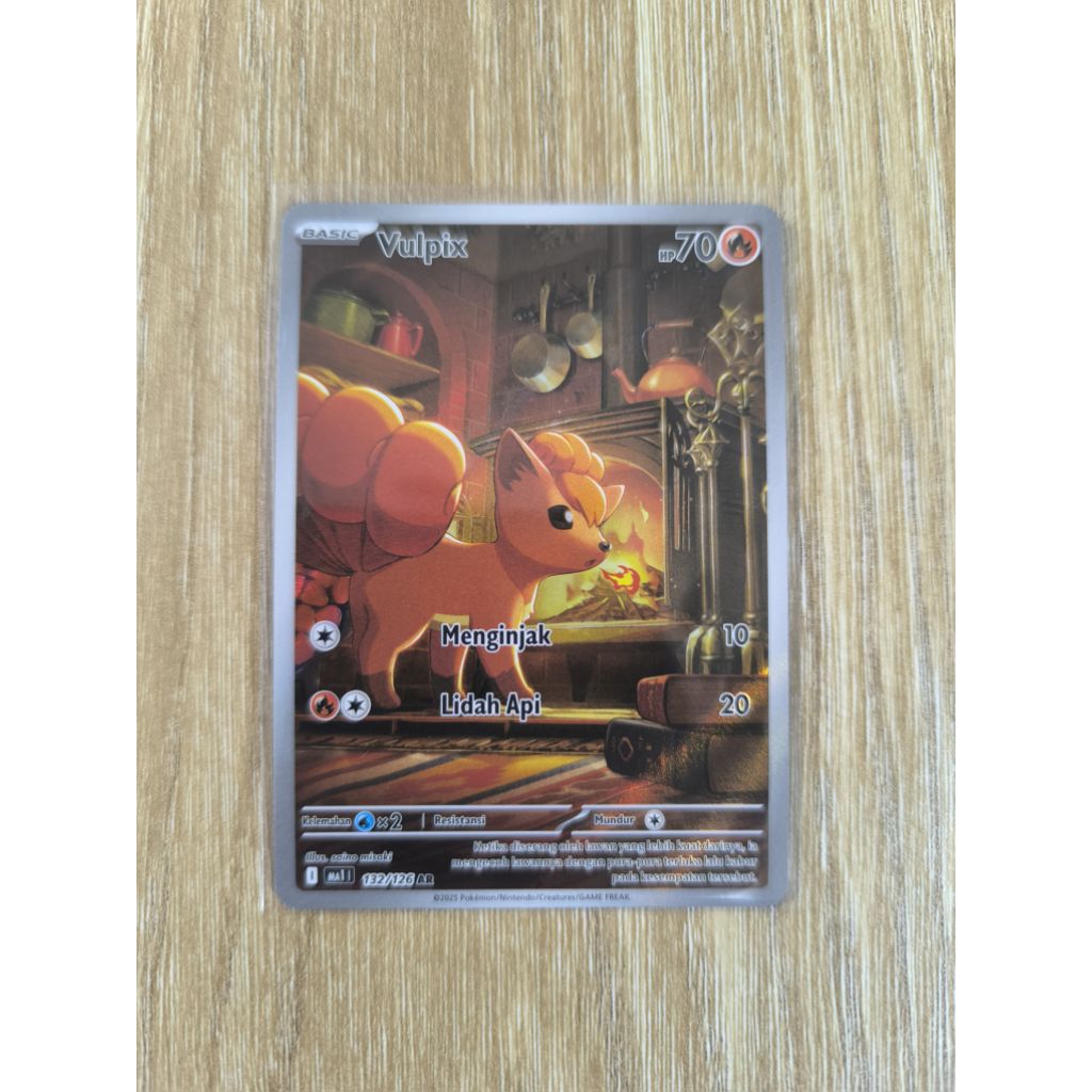 Vulpix Ma1 ID #132/126 AR TCG Pokemon