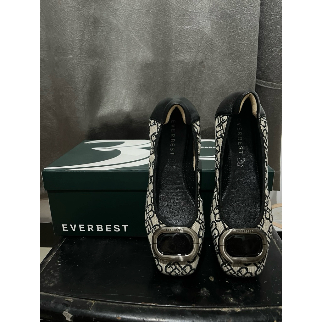 everbest yoorisa black flat shoes