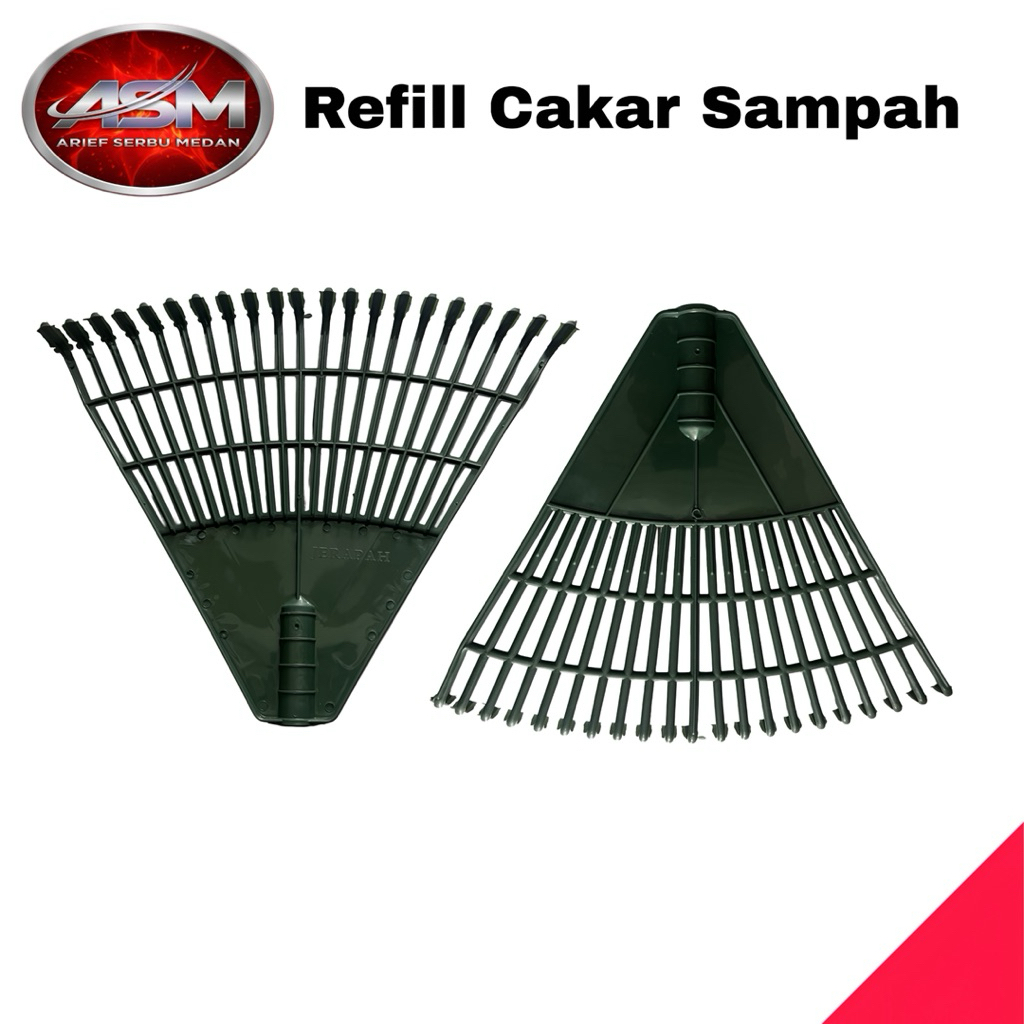 Refill Tanpa Gagang Garukan Sampah /Sapu Cakar Sampah Plastik Kuat Praktis Serbaguna