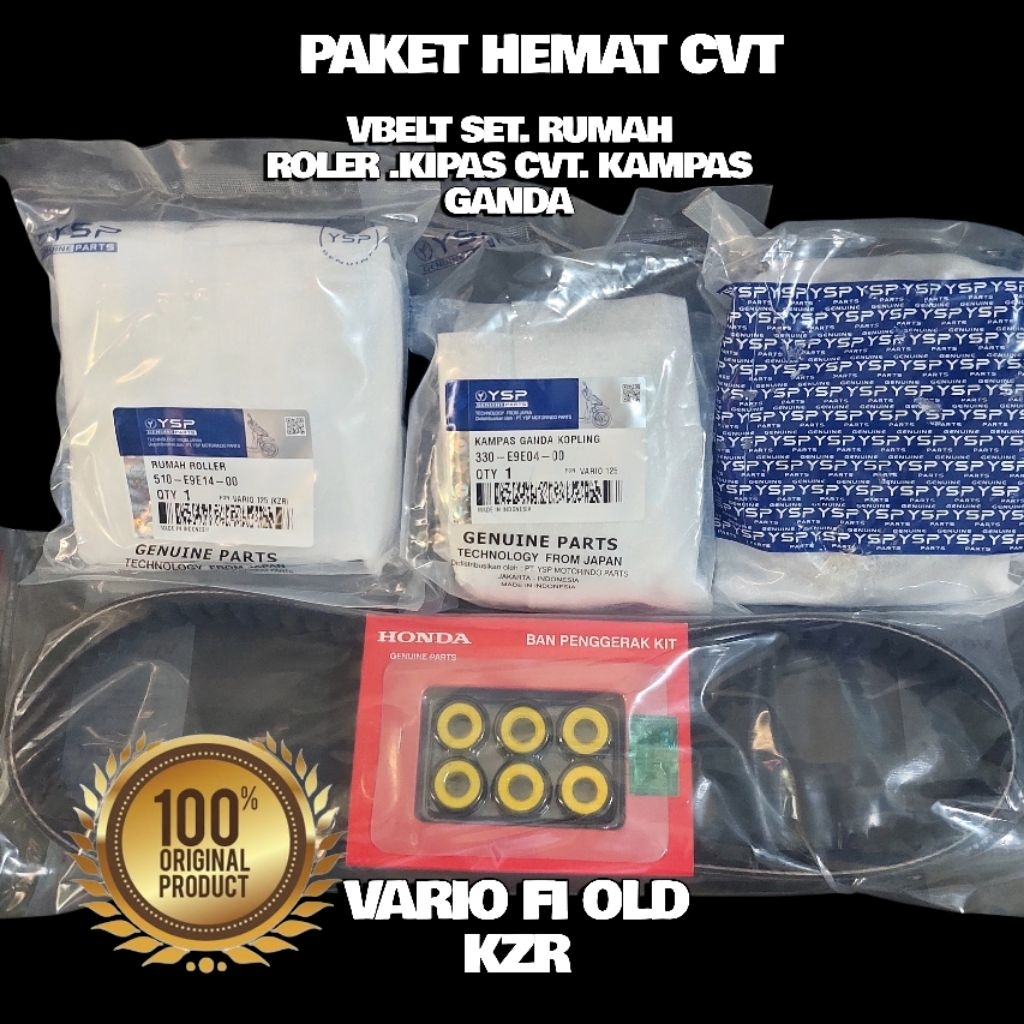 Paket Cvt Vanbelt Set Vario 125 Fi Old Kampas Ganda Vario Fi 125