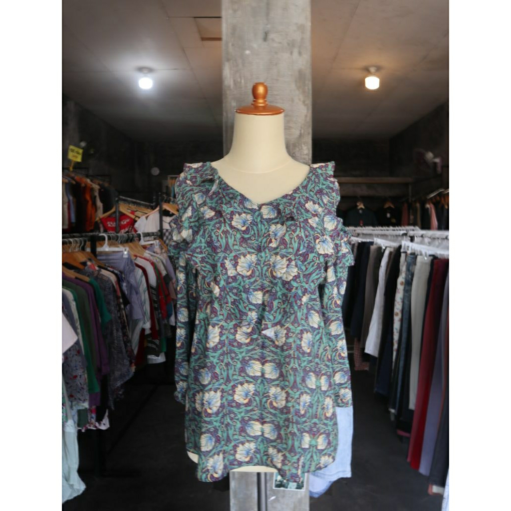 Blouse Sifon Motif Korean