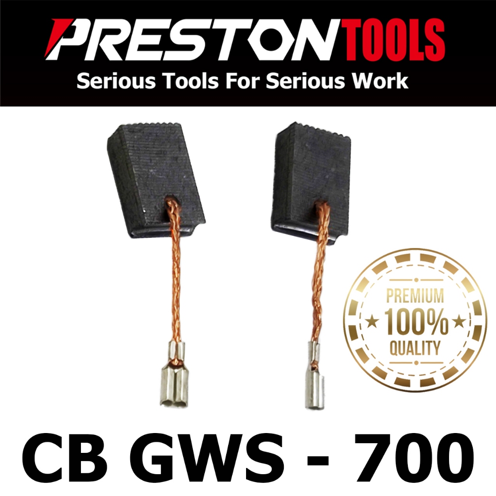 CARBON BRUSH CB GWS 700 PRESTON TOOLS / KUL BOSCH GWS 700 / KUL ARANG GERINDA GRENDA GWS 710 GWS-700