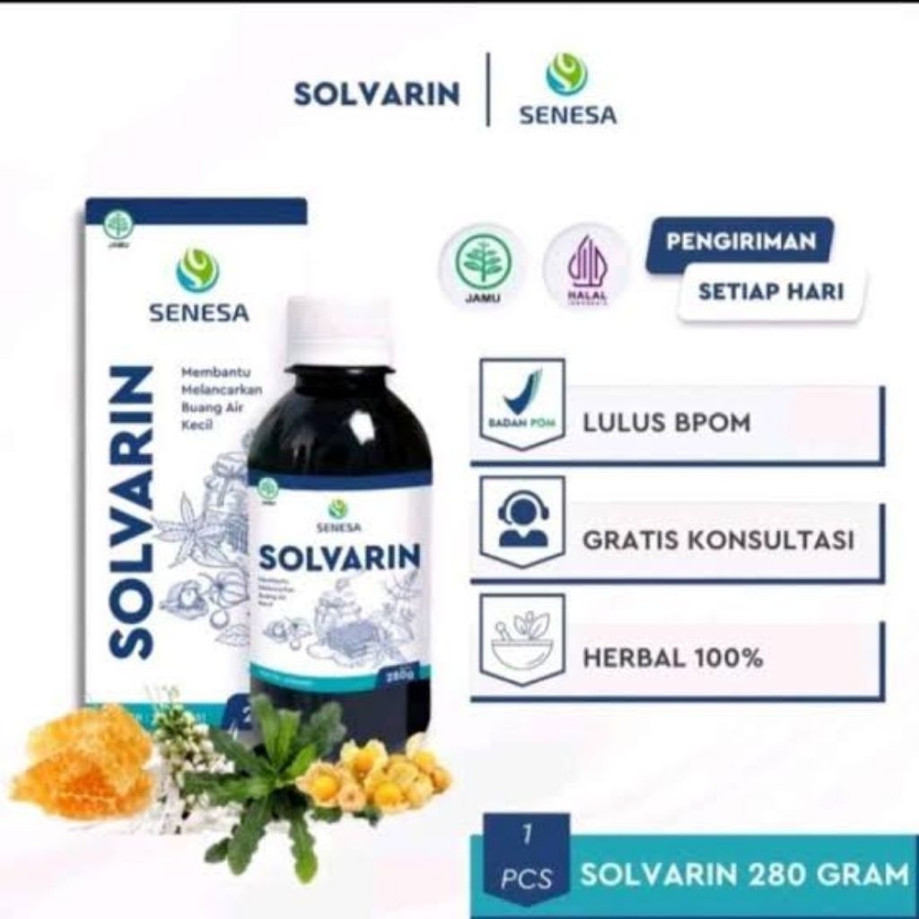 SOLVARIN - Madu Herbal Bantu Mengatasi ISK dan Anyang-anyangan Alami