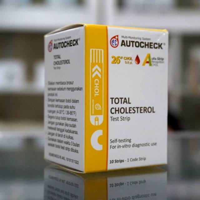 PESANAN GROSIR STRIP AUTOCHECK BLOOD CHOLESTROL AUTOCHECK ISI 10 STRIP AUTOCHECK CHOLESTROL