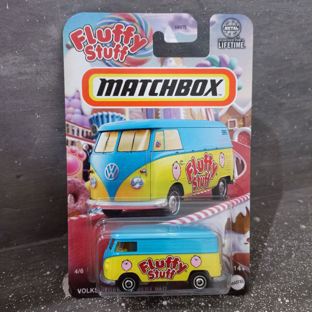 matchbox vw delivery van fluffy