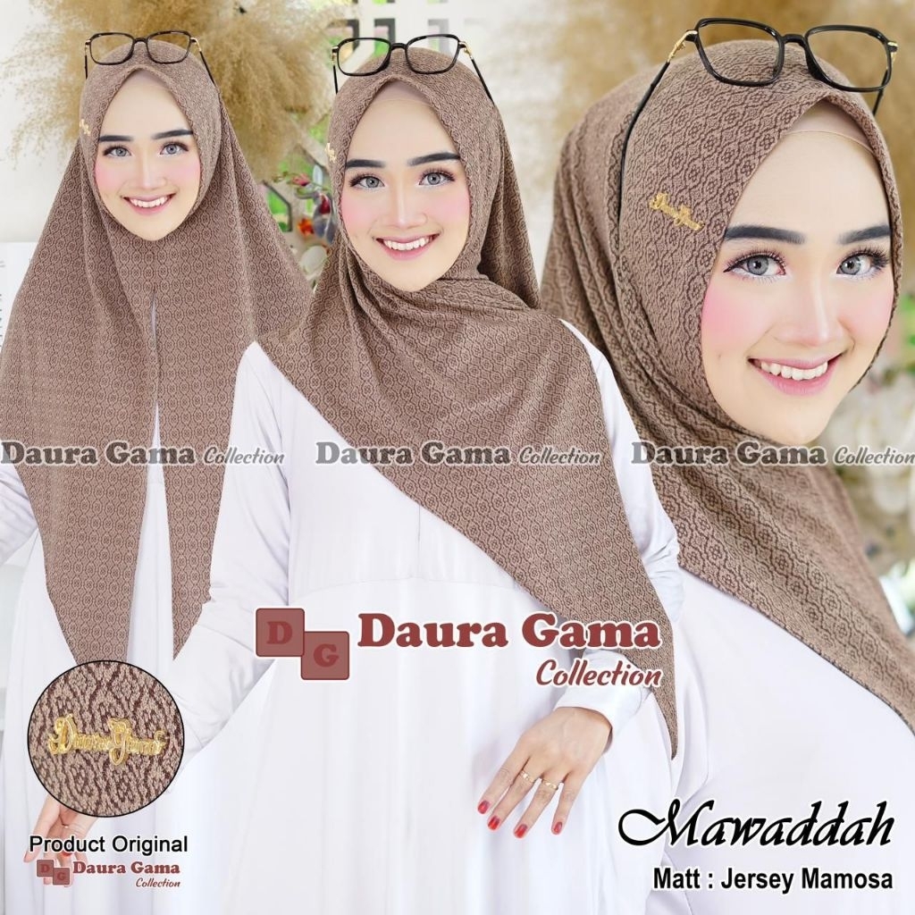 DAURAGAMA MAWADAH//HIJAB INSTAN DEWASA DAURAGAMA