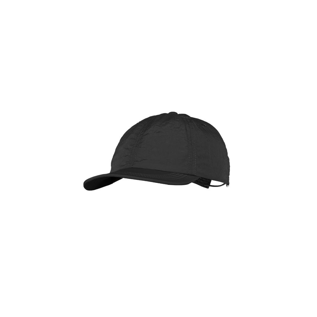Prung Kolgan Bicycle Cap Topi Nilon Topi Sepeda Warna Hitam
