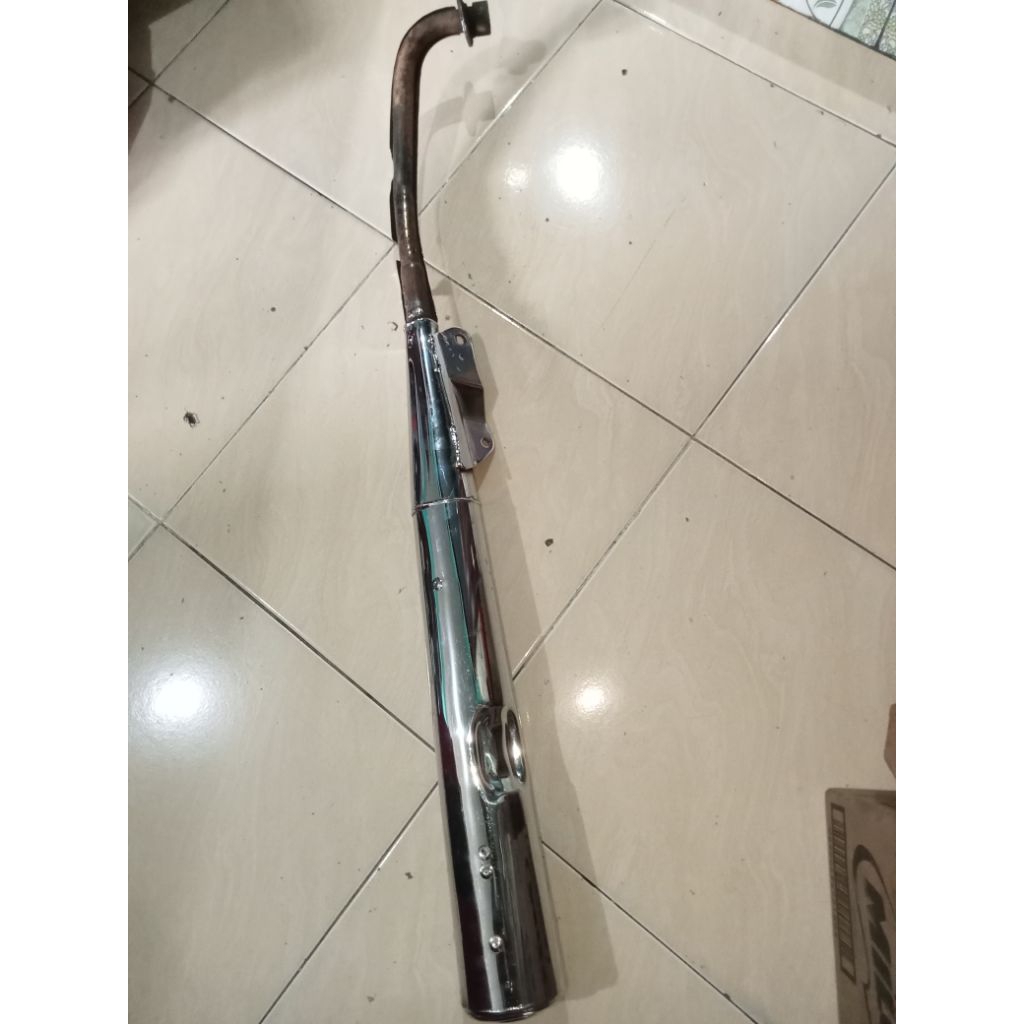 Knalpot Honda Supra X lama copotan 2002 original