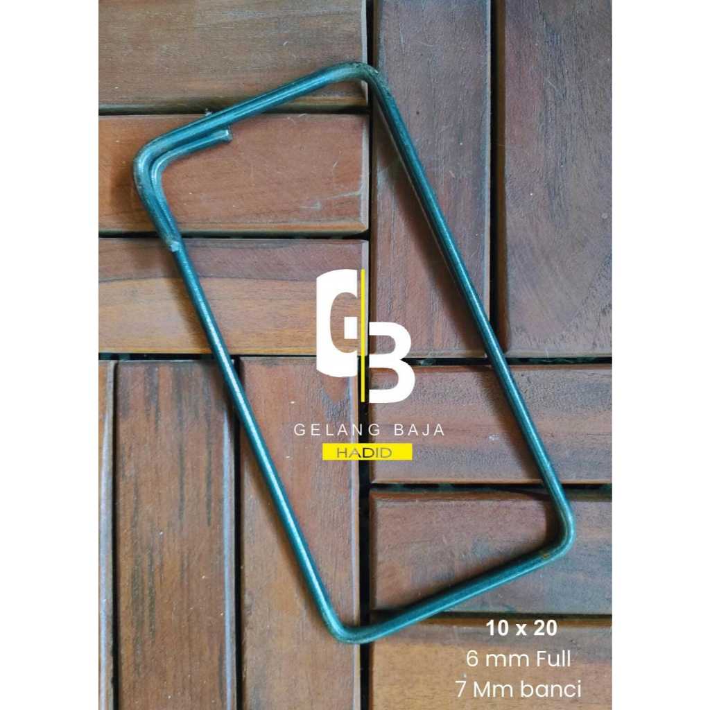Besi Begel / Ring Behel / Kolom Besi / Cincin Ring Besi 10x20  7Mm Banci / 6Mm full