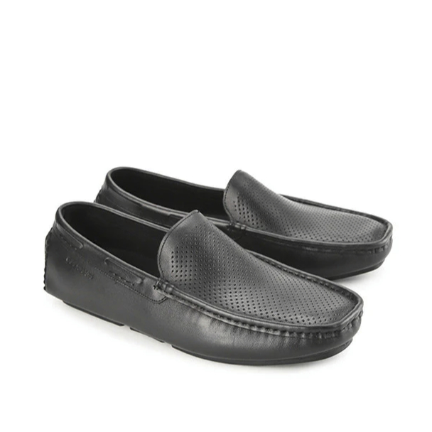 Sepatu Oberman Slip on Kulit
