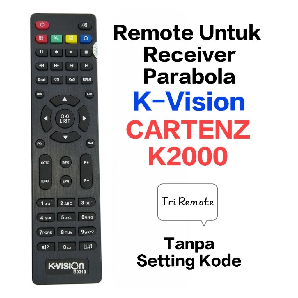 Remot Remote Receiver K-Vision CARTENZ K2000