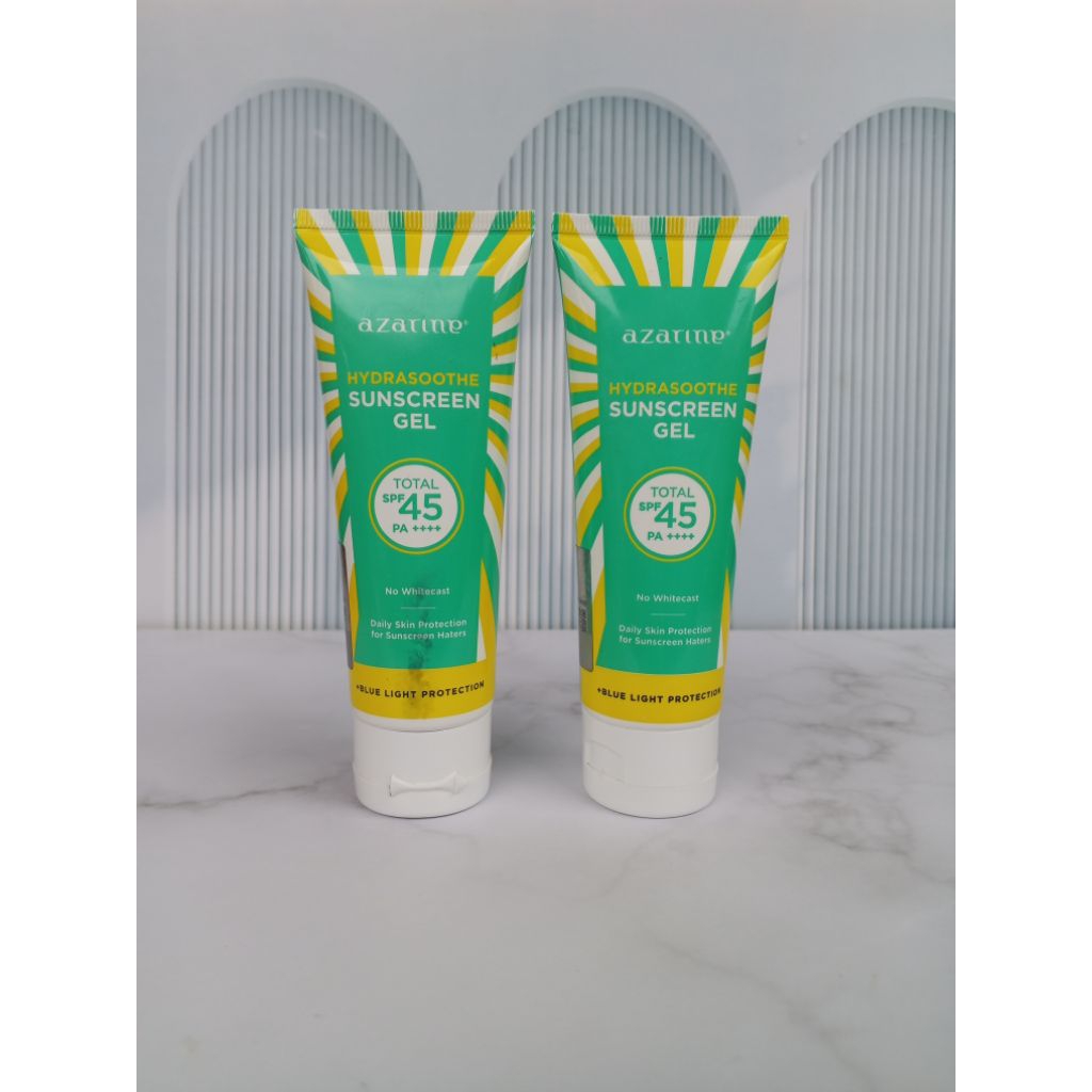 Bundling New segel dan Preloved Azarine Sunscreen Hydrashoote Spf 45