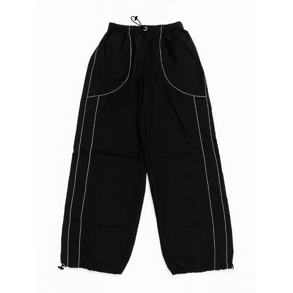 STRYKE-Celana Track Pants Parachute|Reflektif Night Glow|Streetwear Waterproof Ringan