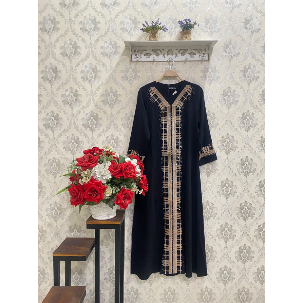 BUSANA ABAYA WANITA SHOPIA MOTIF TERBARU