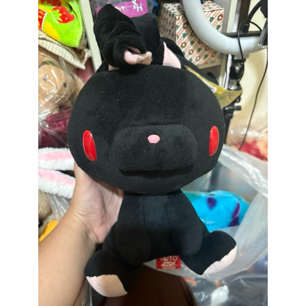 Boneka Gloomy Bunny Hitam 35cm Hardtag