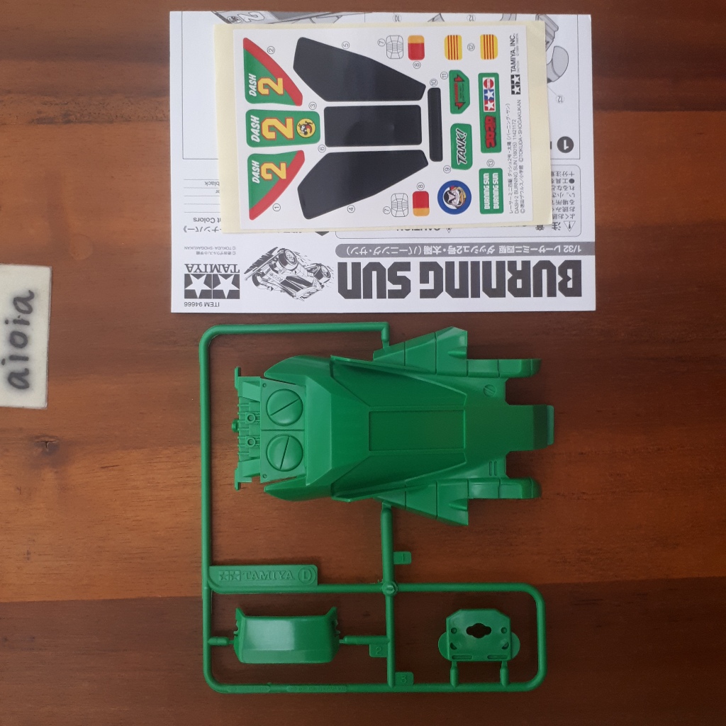 TAMIYA Dash 2 Burning Sun Body Decal
