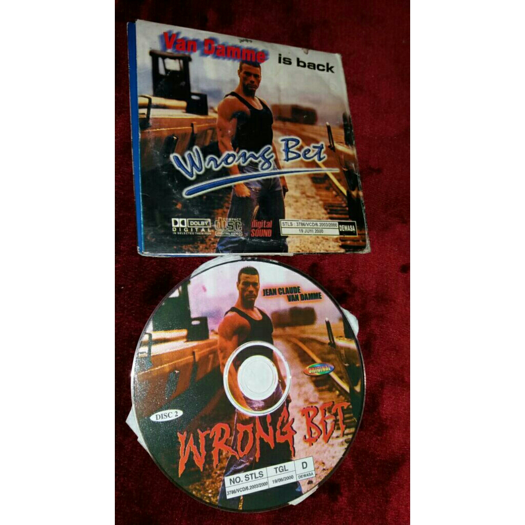 Fighters VAN DAMME " wrong bet / Lion Heart" mulus original VCD