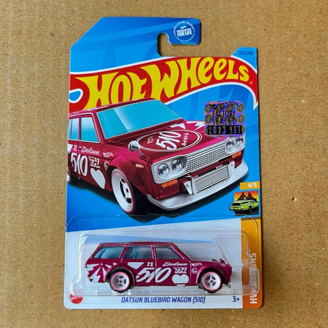 Hot Wheels Datsun Bluebird Wagon 510 Pink Super Treasure Hunt THS Factory Sealed FS