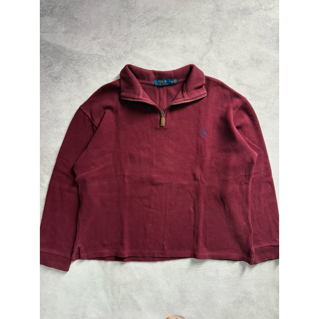 Halfzip Polo Ralph Lauren maroon