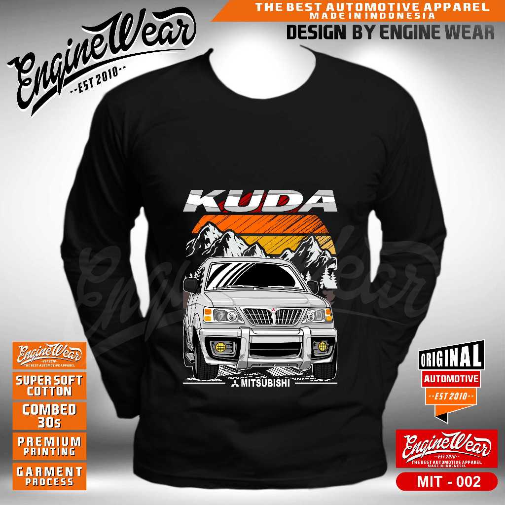 kaos kuda tshirt mitsubishi kuda grandia baju mobil diesel panther otomotif